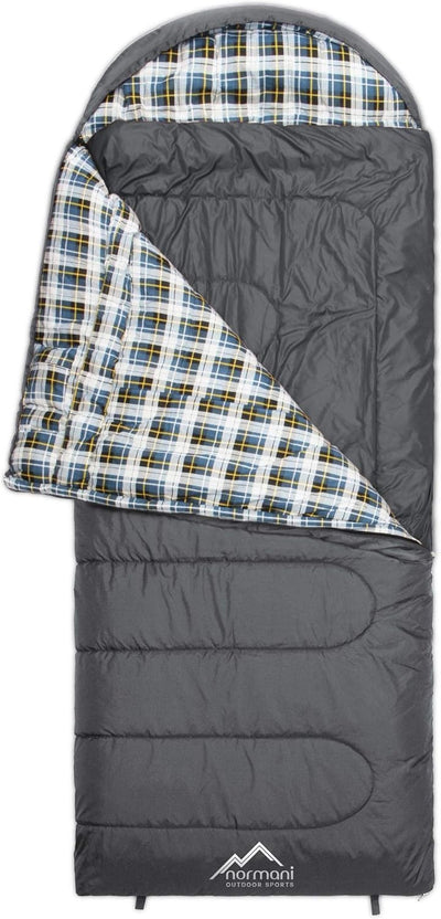 4-in-1-Funktion Extrem Outdoor Schlafsack 'Antarctica' aus Nylon Rip-Stop mit 500 + 250 g/m² Hollow