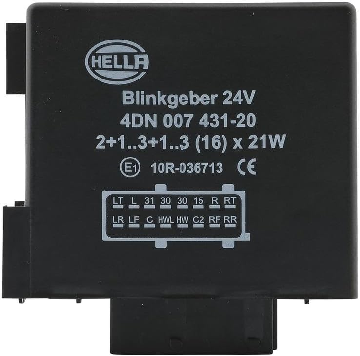 HELLA - Blinkgeber - 24V - 16-polig - gesteckt - elektronisch - 4DN 007 431-201