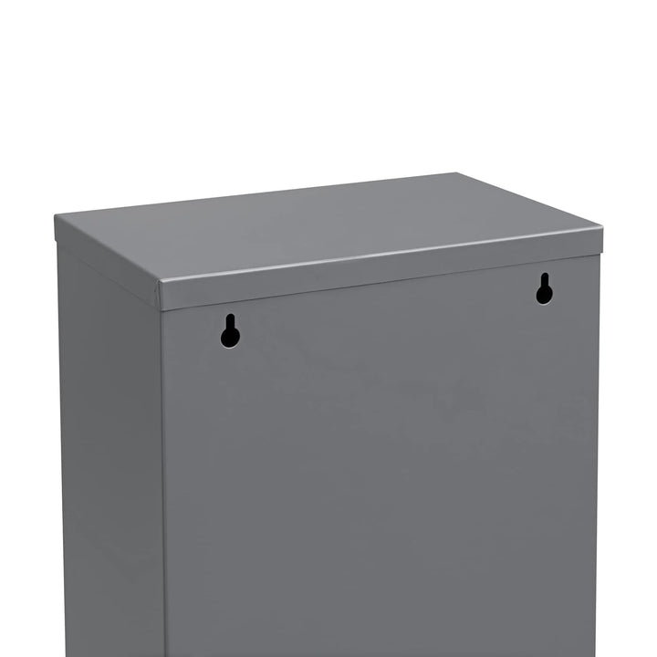 SVITA V2X15 Mülleimer 30 Liter (2 x 15L) Abfallsammler Abfalleimer Mülltrennung vertikal Ordnung uni