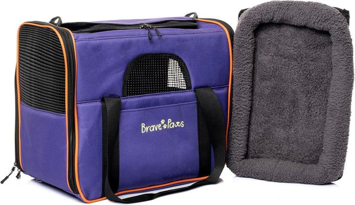 Brave Paws Tragetasche Haustier - Transporttasche Hund & Katze - Ideal für Katzen Transport & Hunde