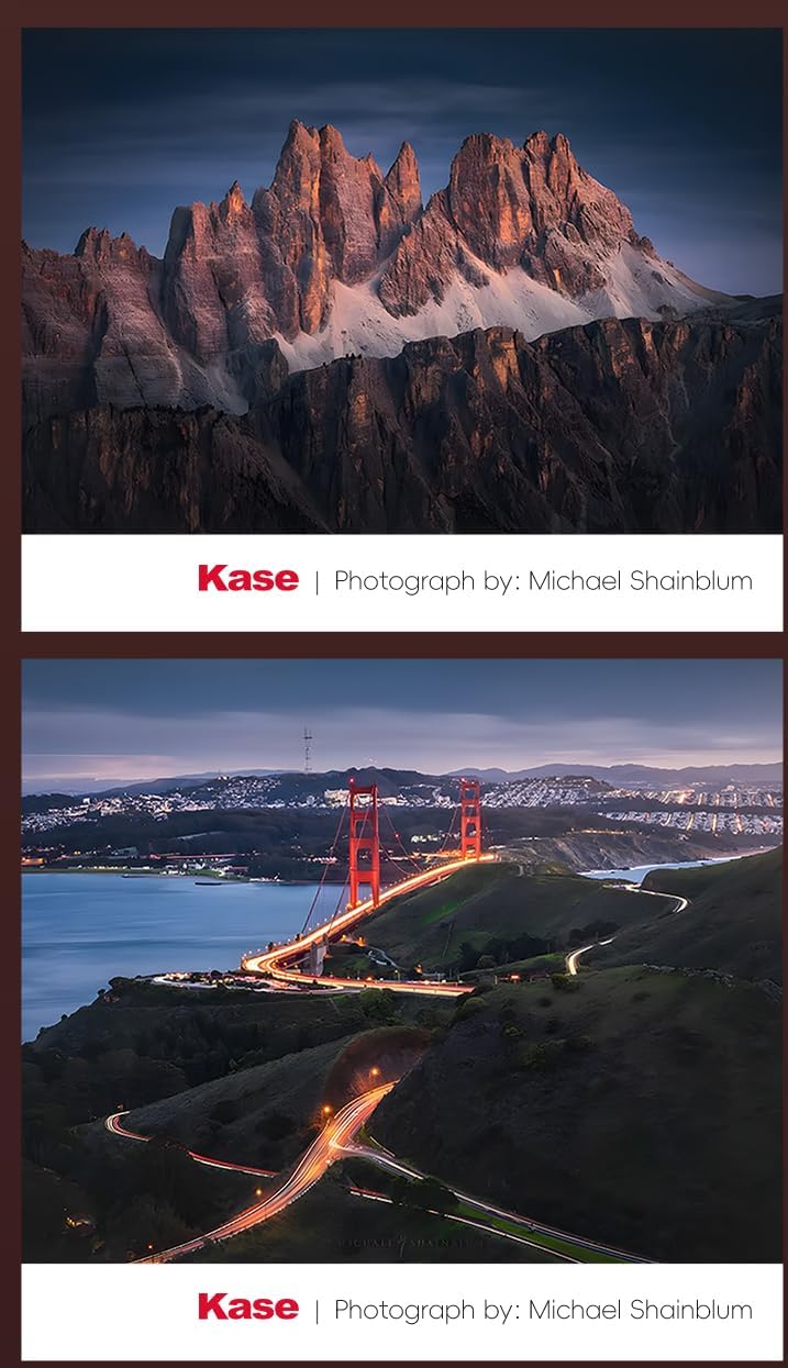Kase Revolution Plus Master Filter-Set, magnetisch, stossfest, gehärtetes optisches Glas, mit farbco