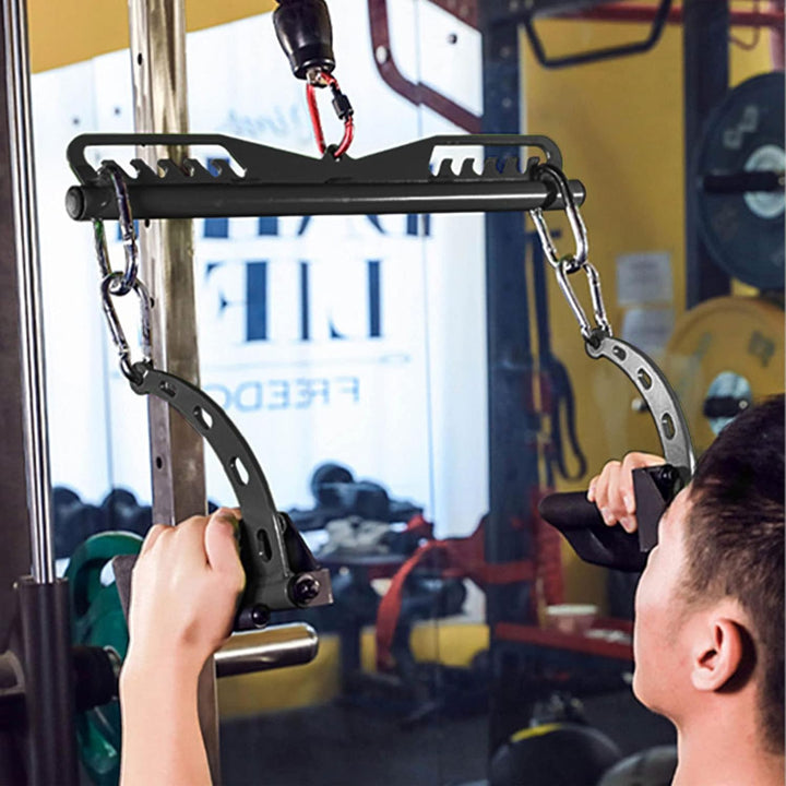 KORIKAHM Home Gym Fitness Spreizstange Multi-Grip Breit Latzugstange Neutral Grip Griff Latzugaufsät