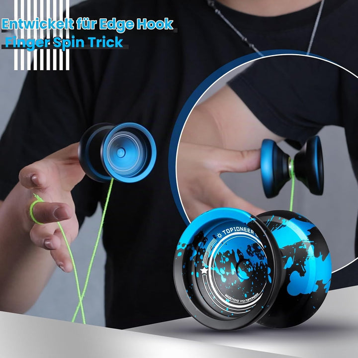 MAGICYOYO JoJo V12 Reaktionsfähiges JoJo für Kinder von 8-12 Jahren oder mehr, Finger Spin Yoyo Tric