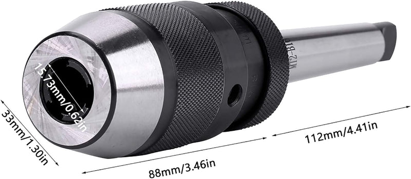 Chuck Arbor Mandrino Tornio, Keyless Bohrfutter Mandrin Mt2 1pc Halbzoll Schaft Keyless Bohrfutter S
