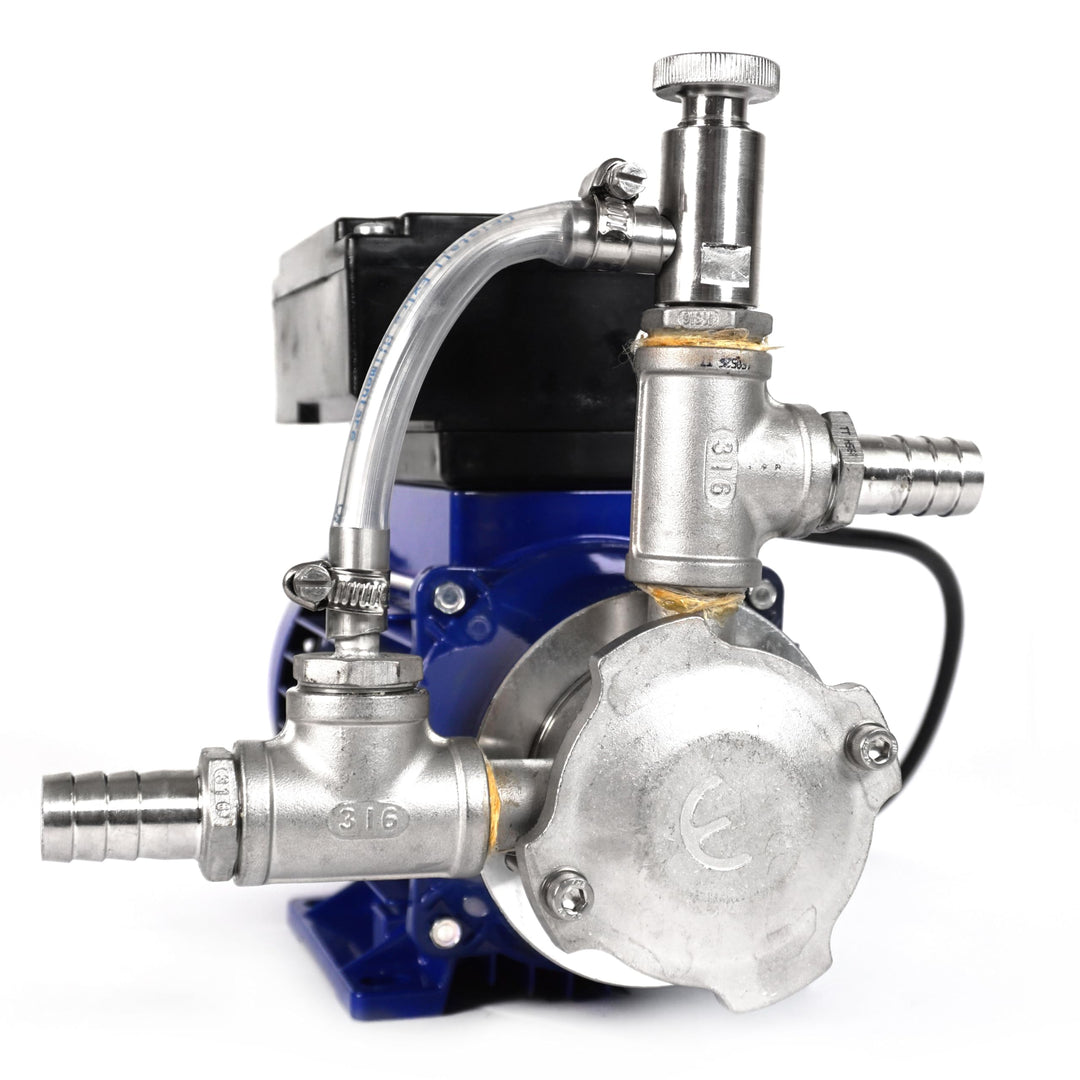 Elektrische Weinpumpe Saft Speiseöl Getränke Impellerpumpe Fischer 20 EPDM 230 V, lebensmittelecht,