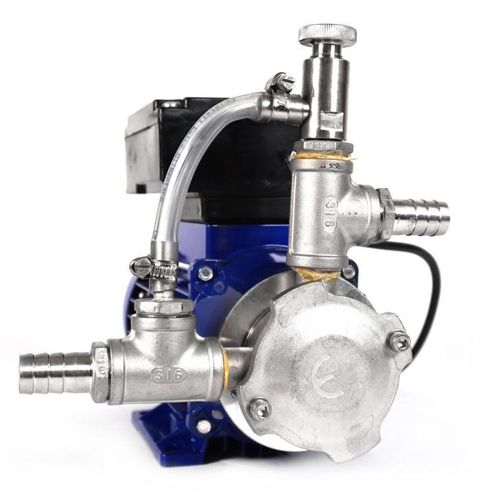 Elektrische Weinpumpe Saft Speiseöl Getränke Impellerpumpe Fischer 20 EPDM 230 V, lebensmittelecht,