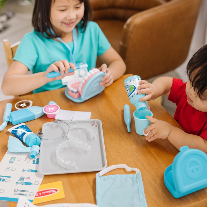 Melissa & Doug Zahnarzt Spielzeug Set Jungen & Mädchen | Geschenk für Kinder | Rollenspiele Kinder a