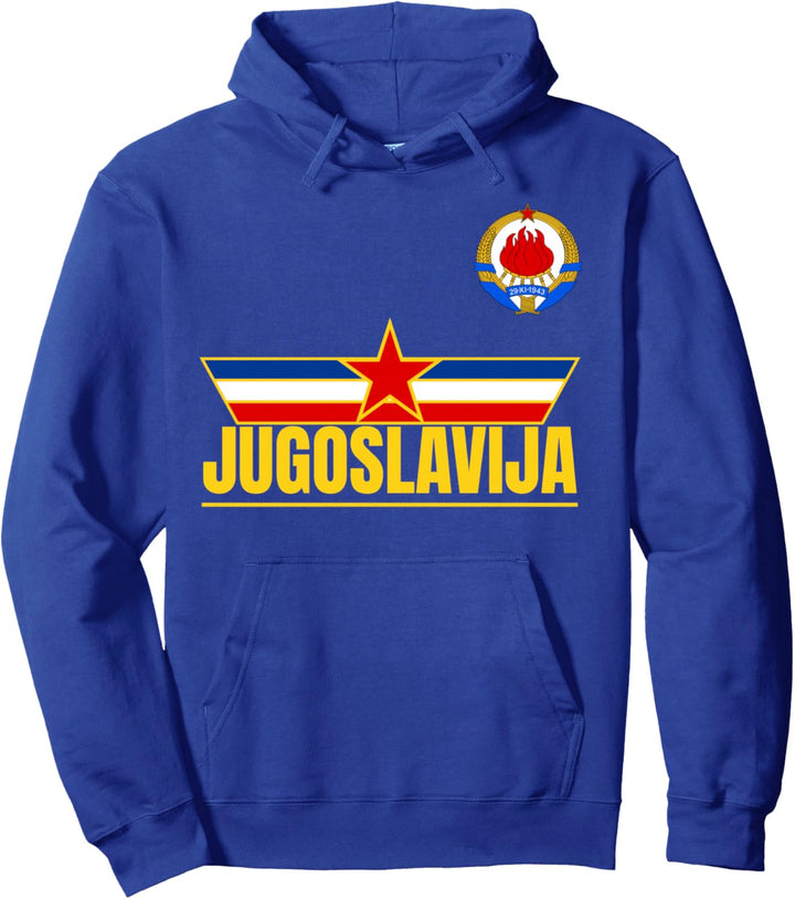Jugoslavija Zastava Emblem von Jugoslawien Flagge Yugo Pullover Hoodie