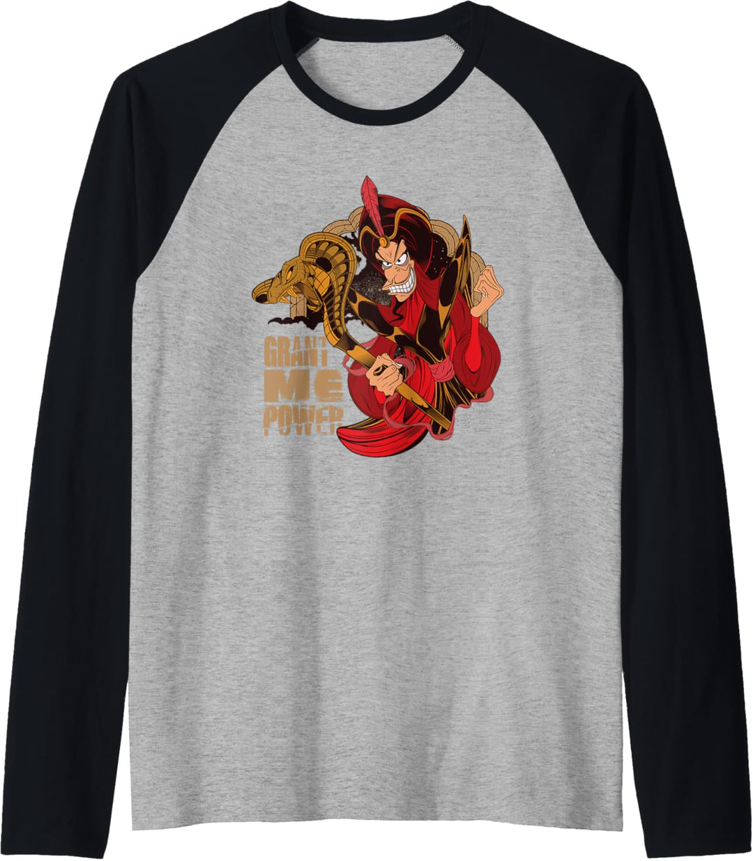 Disney Villains Jafar, Grant Me Power Aladdin Raglan