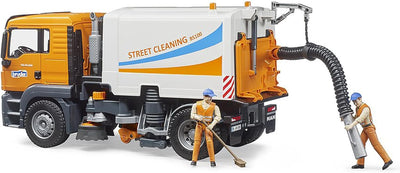 bruder 03780 - Man TGS LKW Strassenreinigung - 1:16 Kehrmaschine Reinigungs-Fahrzeug Kommunalarbeite