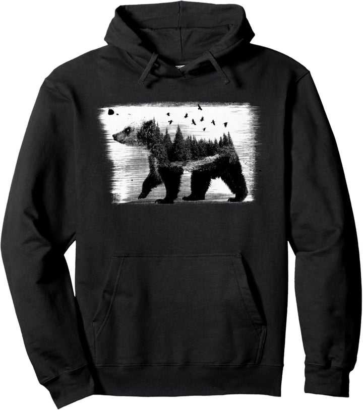 Kanada Bär Naturschutz Canada Bear Bären Pullover Hoodie