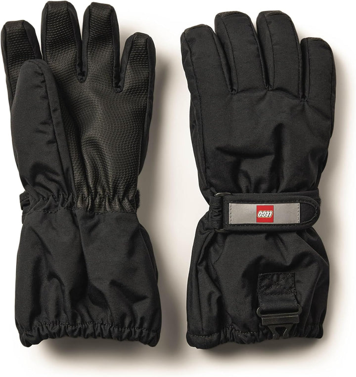 Kabooki Lego Handschuhe Kinder I Handschuhe Winter Nylon I Handschuhe Jungen und Mädchen 104 Schwarz