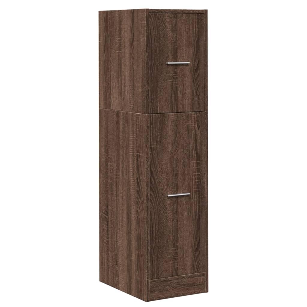 vidaXL Apothekerschrank, Ausziehschrank mit Stauraum, Allzweckschrank für Wohnzimmer Büro, Nischensc