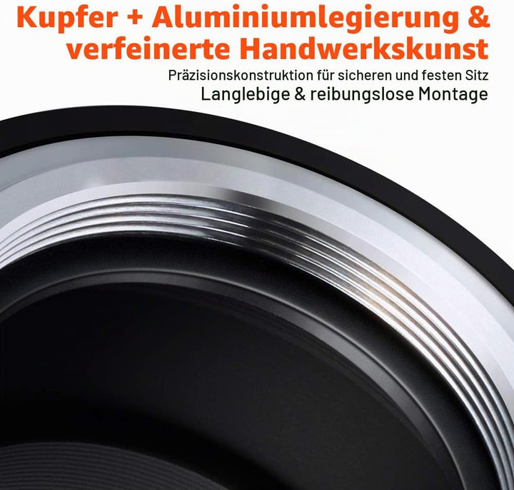K&amp;F Concept M10115 M42-FX Hochpräziser Objektivadapter für M42-Objektiv zum Fujifilm Fuji X-Serie X
