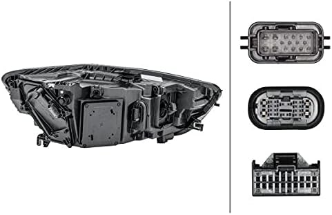 HELLA 1EX 011 151-411 LED Scheinwerfer - für u.a. Audi A6 Avant (4G5, 4GD, C7) - für Rechtsverkehr -
