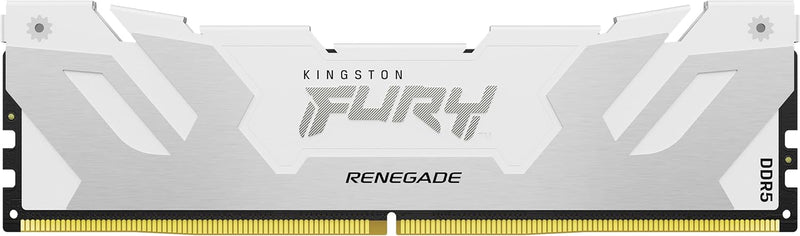 Kingston Fury Renegade Weiss XMP 64GB 6000MT/s DDR5 CL32 DIMM Desktop Gaming Speicher Kit mit 2 - KF