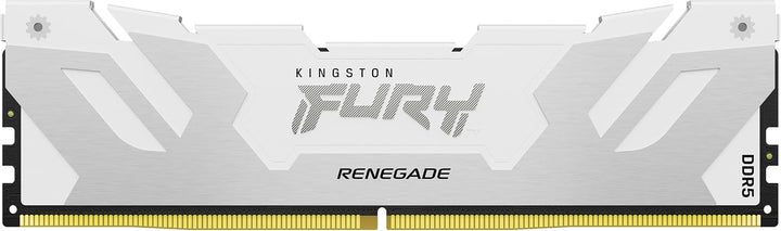 Kingston Fury Renegade Weiss XMP 32GB 6400MT/s DDR5 CL32 DIMM Desktop Gaming Speicher Kit mit 2 - KF