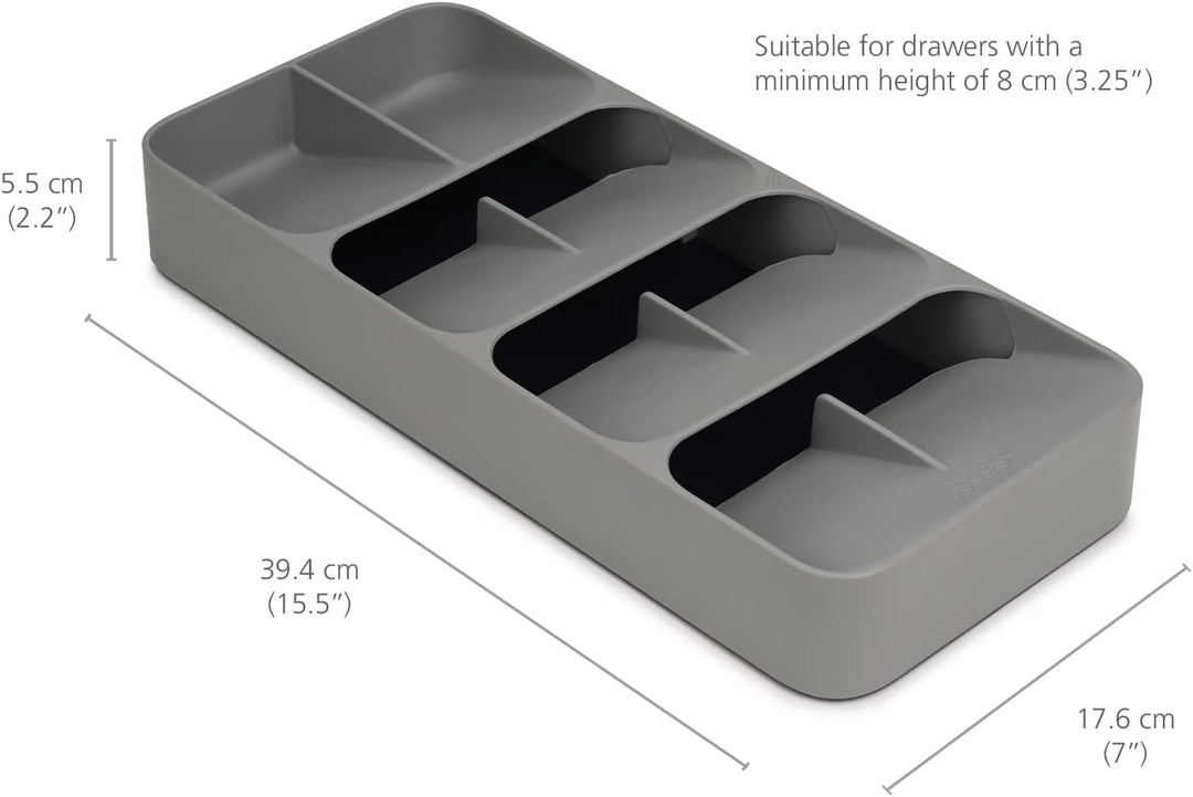 Joseph Joseph Drawer Store - Grosser kompakter Besteckschubladen-Organizer, 8 Fächer, für 48 Teile -
