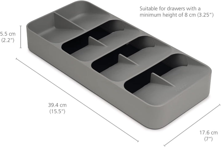 Joseph Joseph Drawer Store - Grosser kompakter Besteckschubladen-Organizer, 8 Fächer, für 48 Teile -