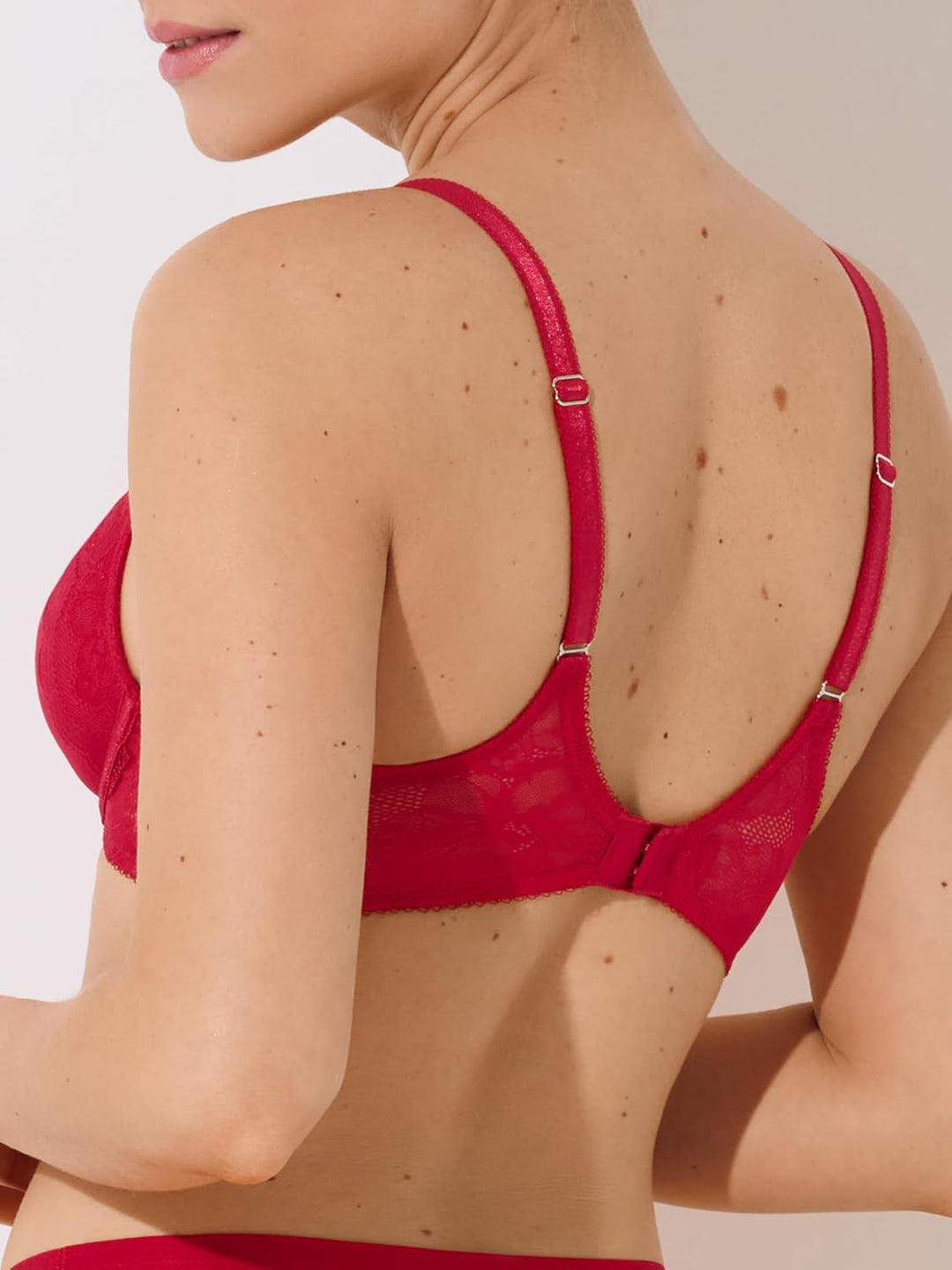 Lisca Damen Evelyn Softschalen-BH 20228, Rot, 70D