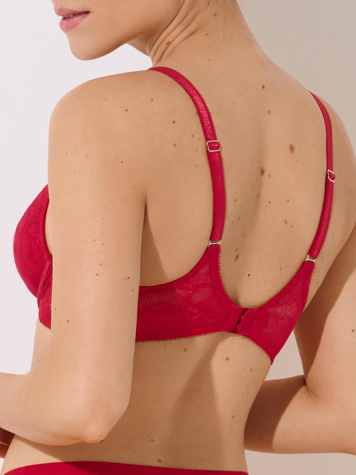 Lisca Damen Evelyn Softschalen-BH 20228, Rot, 70D