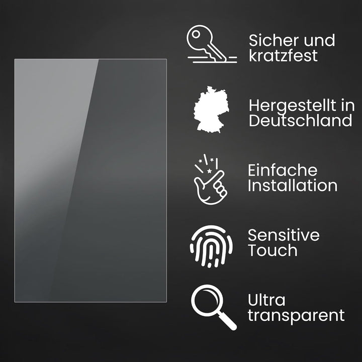 Bruni Schutzfolie kompatibel mit Lenovo ThinkVision M14d Folie, glasklare Displayschutzfolie (2X)