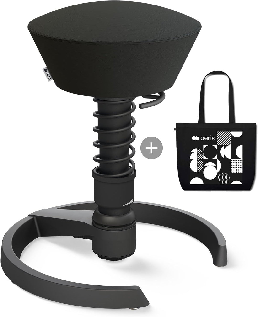 aeris Swopper – Ergonomischer Hocker – Bürohocker höhenverstellbar – Vielseitiger Sitzhocker für ein