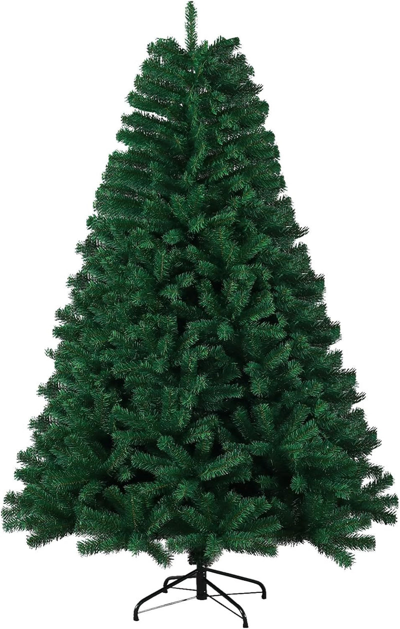 Weihnachtsbaum, 5FT/150CM, 500 Pointed Solid Metal Folding Künstlicher Weihnachtsbaum Mit Massivem M