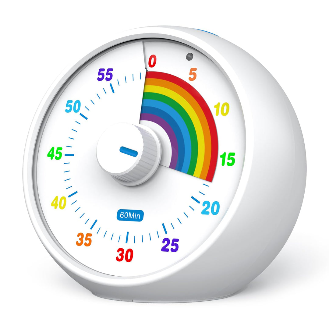 Visueller Timer für Kinder, 60-Minuten Countdown für Klassenzimmer Büro Küche, Schreibtisch Kinder Z