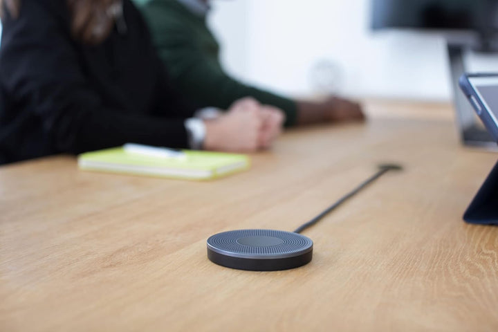 Logitech MEETUP Zusatzmikrofon, Breitband-Audio mit Rauschunterdrückung, Bluetooth, Stummschaltung,