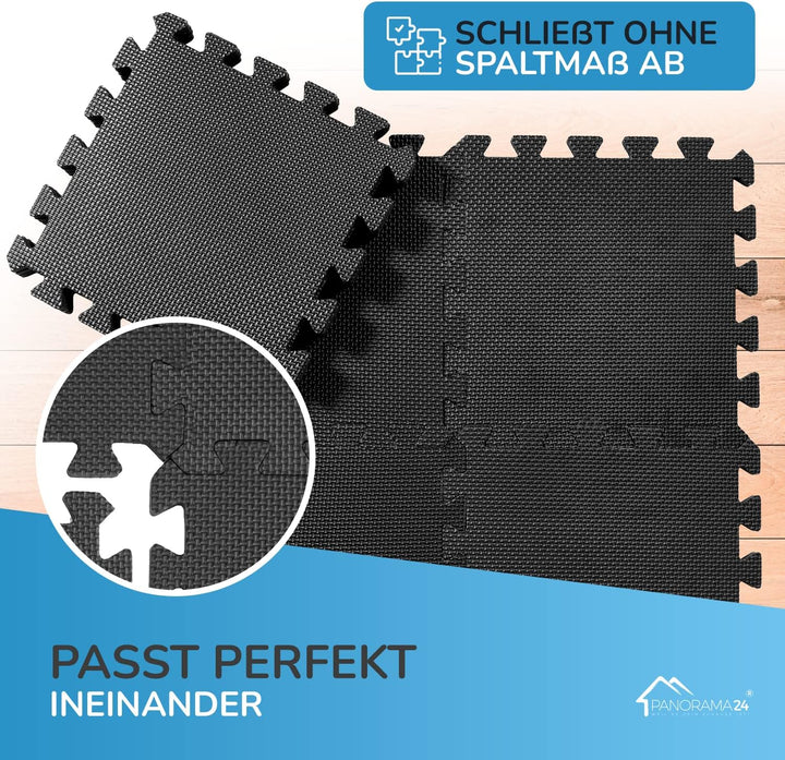 Schutzmatten Set Puzzlematte Bodenschutz Matte - Puzzle Bodenschutzmatten Unterlegmatte | Fitnessmat