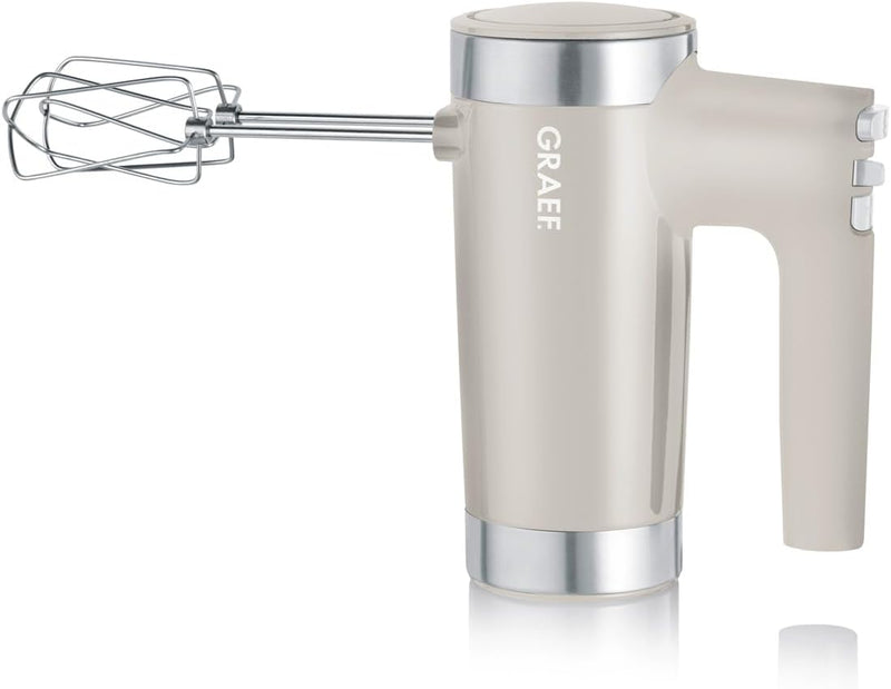 Graef Handmixer HM508 | 600 Watt | 7 Geschwindigkeitsstufen Turbo-Taste