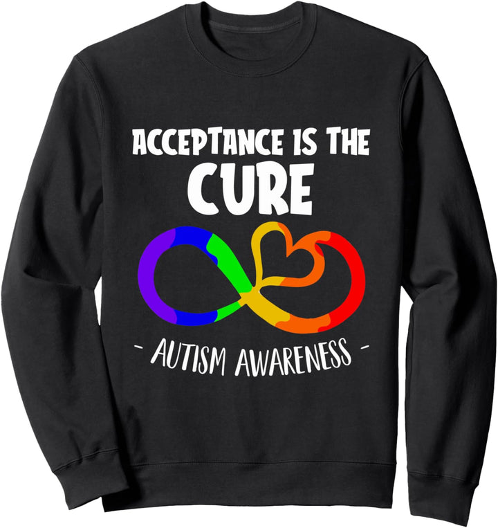 Acceptance Is The Cure Autism Awareness Unique Sweatshirt