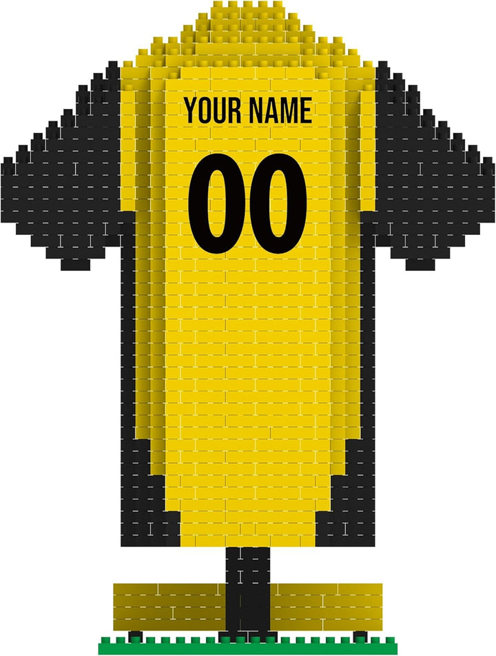 FOCO Offizielles Lizenzprodukt Personalisiertes Fussball-3D-BRXLZ-Schreibtisch-Trikot (Borussia Dort