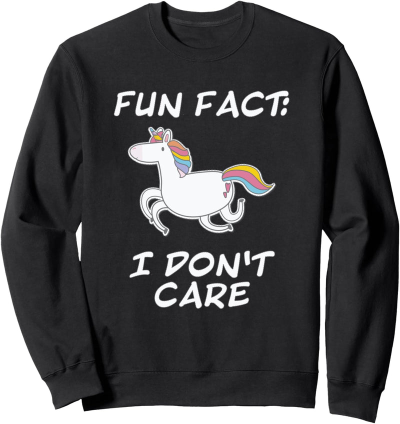 Fun Fact Einhorn | Lustiger Cooler Spruch | Für Mädchen Sweatshirt