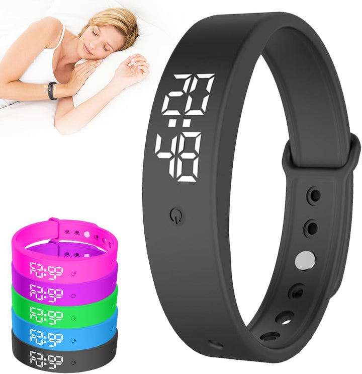 Vibrationsalarm Erinnerung Uhr, Vibrationswecker Armband, Silent Vibrating Alarm Reminder Watch mit