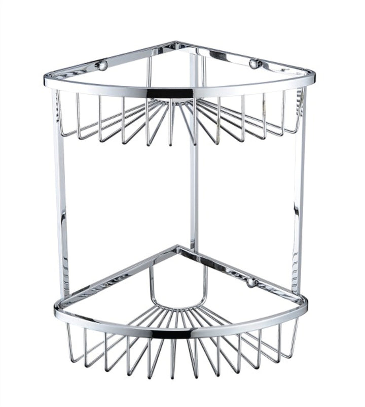 Bristan Comp bask06 C Zwei Feste Kontingent Ecke Drahtkorb, chrom Two Tier, Two Tier