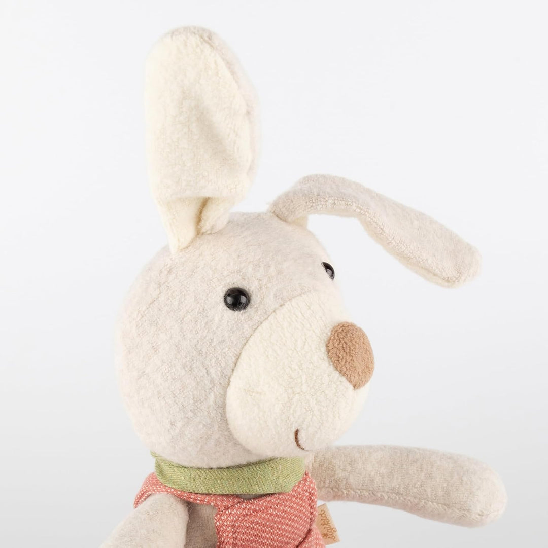 sigikid Kuscheltier Latzhosen Hase, blau Sweety Plüschtier, 30, Blau