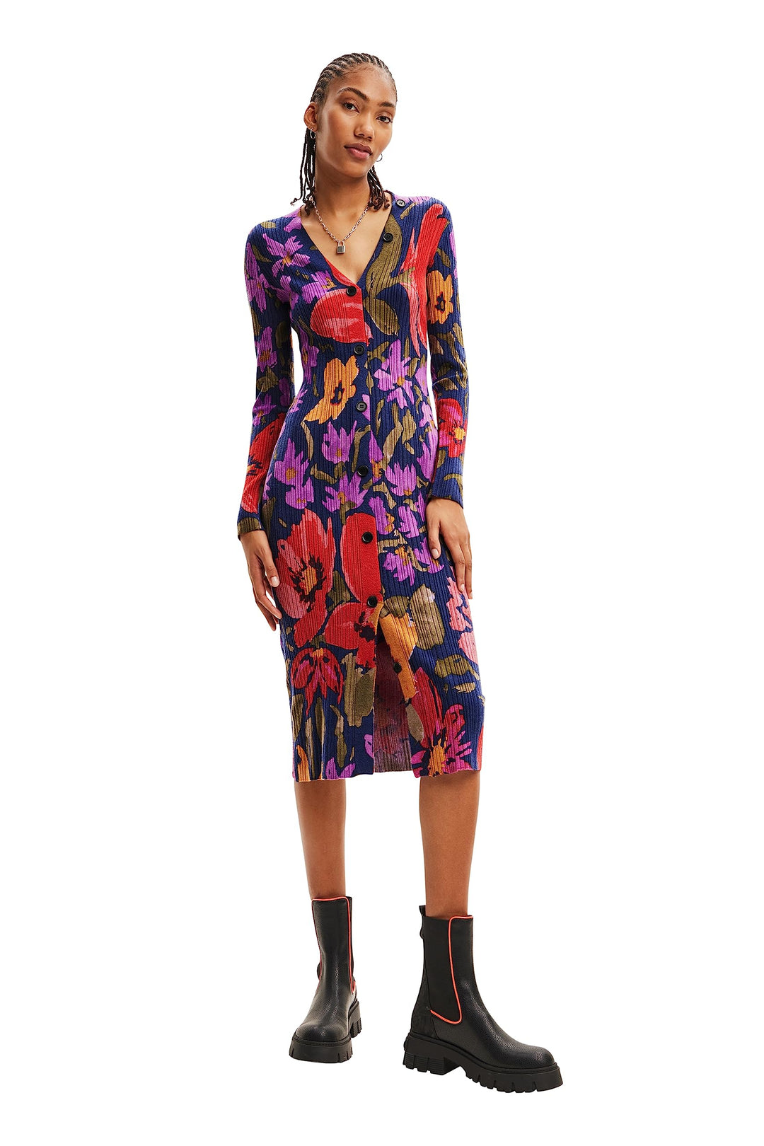 Desigual Damen Vest_Delaware Dress XS Material Finishes, XS Material Finishes