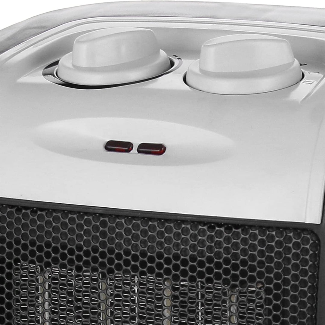 Emerio 1800W ECO Keramik Heizlüfter, zwei Leistungsstufen, energiesparender Betrieb durch PTC (Keram