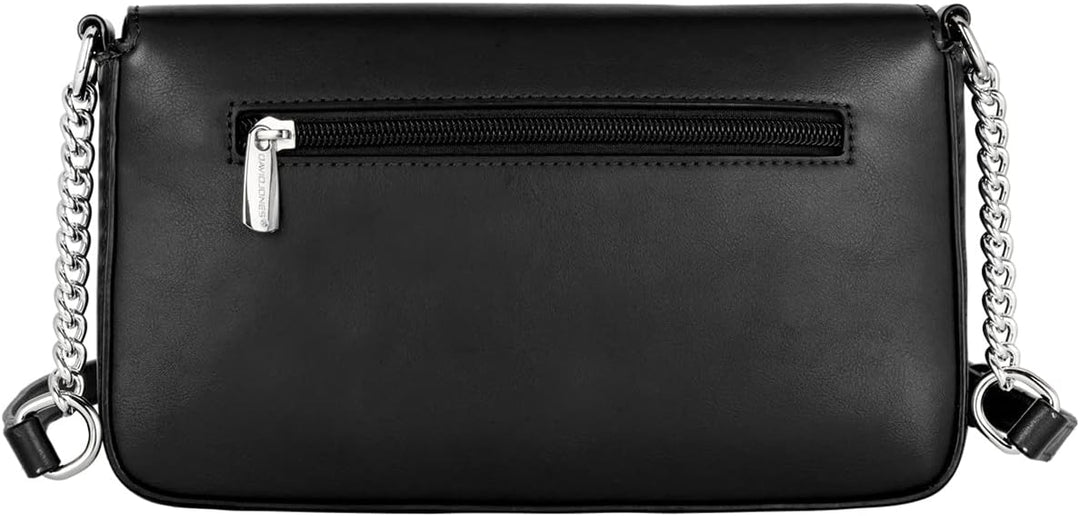 David Jones - Kleine Umhängetasche Damen - Crossbody Bag PU Leder - Frau Kette Schultertasche Rechte
