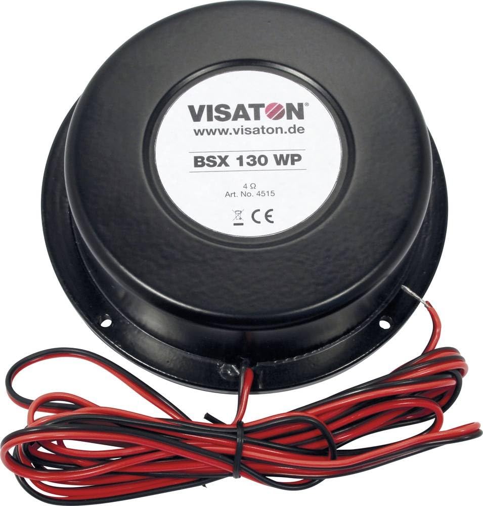Visaton 4515" Körperschallwandler BSX 130 WP - 8 Ohm Lautsprecher schwarz