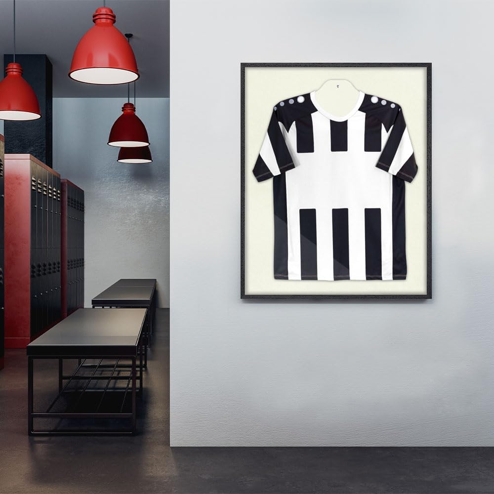 Bildershop-24 Objektrahmen Trikotrahmen VARIO inkl. Bügel und Passepartout 60x80cm Schwarz (lackiert