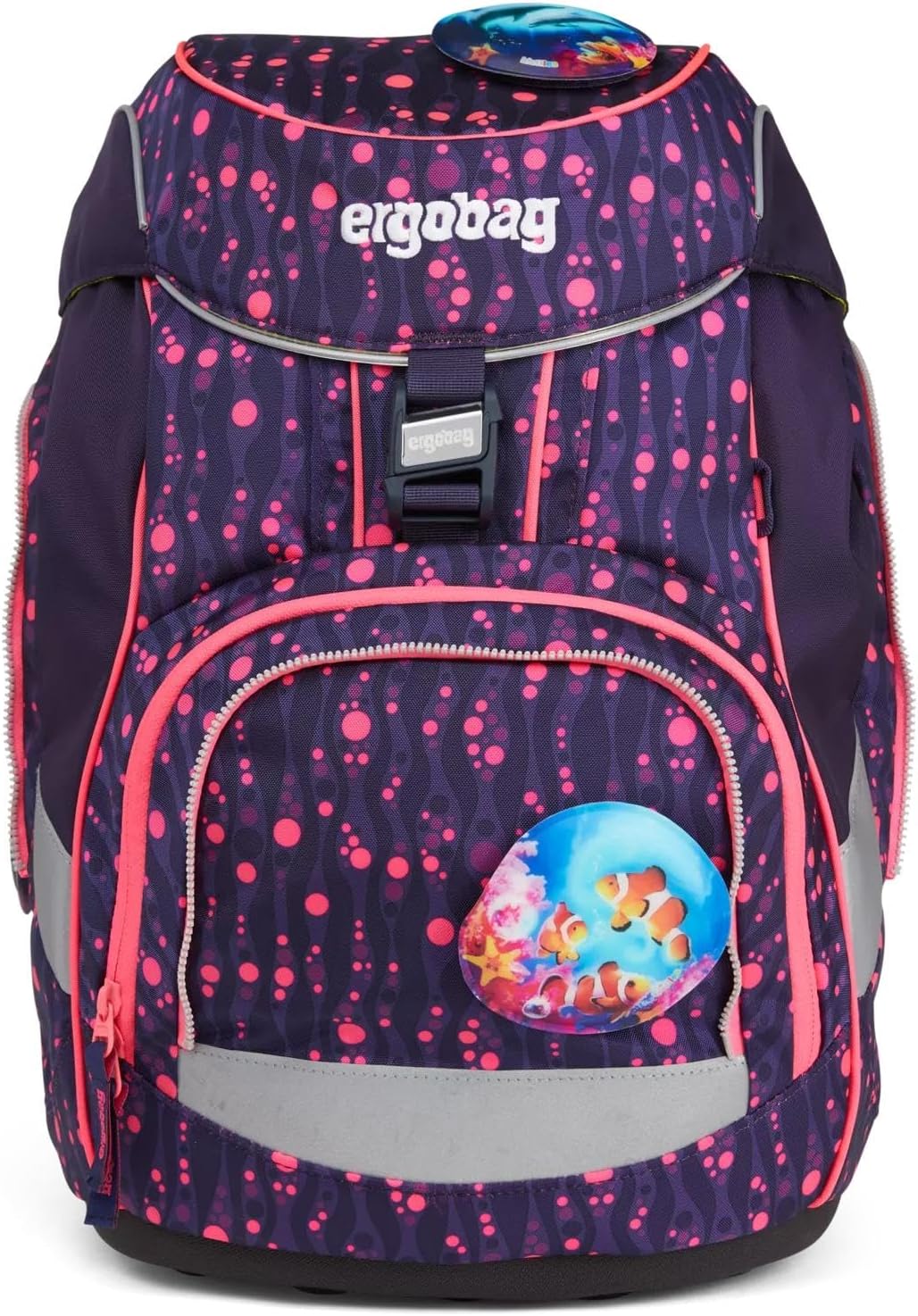 ergobag Unisex Kinder Prime School Backpack Set Rucksack Einheitsgrösse Bärmuda Viereck -