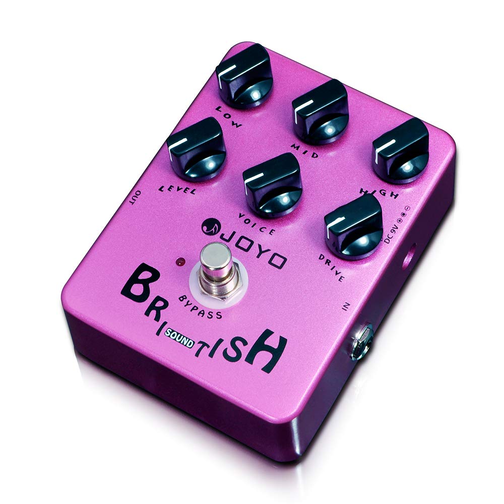 JOYO Overdrive British Rock Amp Simulator Pedal Brit-Rock Era Bluesbreaker Overload für E-Gitarren-E