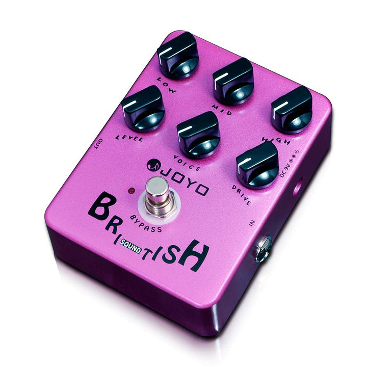 JOYO Overdrive British Rock Amp Simulator Pedal Brit-Rock Era Bluesbreaker Overload für E-Gitarren-E