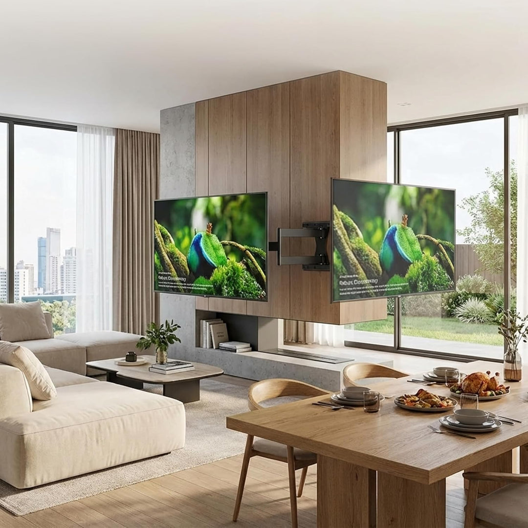 XTRARM TiTon Flex 80 cm, TV Wandhalterung, drehen, rotieren, neigen, TV bis 60kg, VESA max.400x400mm