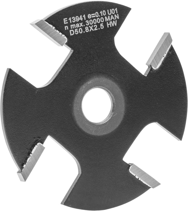 ENT 13941 Scheibennutfräser HW, Schaft (S) 8 mm, Durchmesser (D) 50,8 mm, NL 2,5 mm, Z4 D=50,8 / NL=