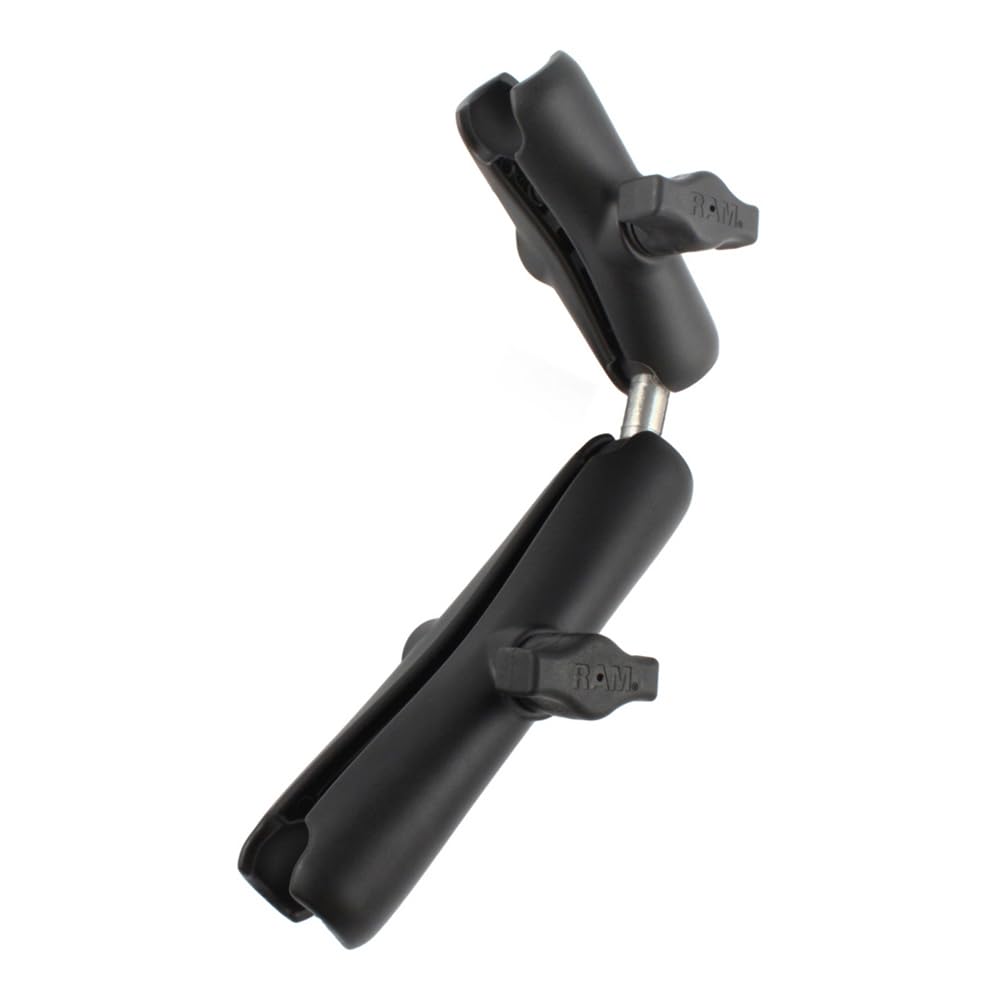 Ram Mounts RAM Medium Double Socket Arm Long Double Socket Arm, RAM-B-201-201U-C (Long Double Socket