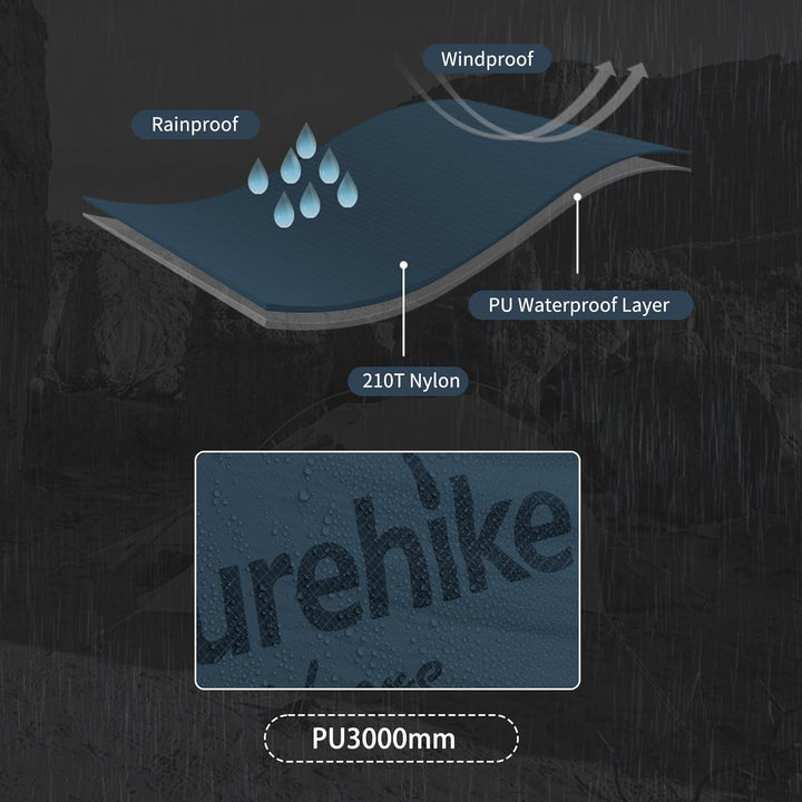 Naturehike Mongar 2 Zelt Campingzelt Ultraleichte Zelt 2 Personen Camping Zelt Rucksackzelte 3-Jahre